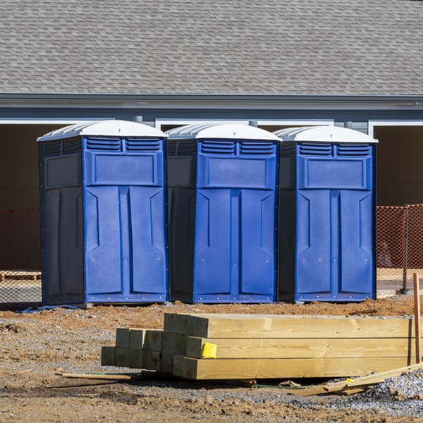 how do i determine the correct number of porta potties necessary for my event in Bay Center